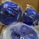 Titanium Color Cymbals Set  7-Piece Drum Cymbal Pack for Acoustic Kits  Red/Blue/Black  Lightweight, Durable & Stage-Ready  Direct from Manufacturer (Blue)