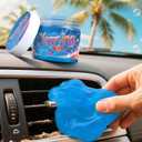 3 x ASFSKY Car Cleaning Gel (Blue,Blueberry) Cleaning Putty Universal Dust Cleaning Car Interior Cleaner Keyboard Dust Remover Car Slime Gifts for Men Women girl（1 pack）, 5.6 Ounce