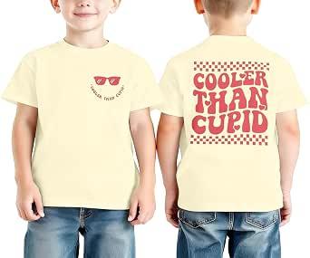 Boys Valentines Day T-Shirt Kids Mr. Steal Your Heart Tshirt Toddler Funny Short Sleeve Crewneck Tee Tops size 90