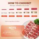 NEWTRY Commercial Meat Cutter Machine, 5mm Blade, Save Time, Easy to Clean, Slices Strips Cubes 3 in 1, 110V US Plug