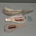 Otoolling Boho Wall Decor Set of 2  Metal Hanging Wall Art with Faux Pampas,Minimalist Bohemian Accent for Living Room, Bedroom, Entryway(Rose Gold)