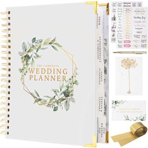Your Perfect Day Wedding Planner Book and Organizer - Wedding Planner Book - Bridal Planning Binder with Countdown Calendar - Bride Gifts