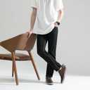 Jousen Men's Leather Fashion Sneakers Retro Dress Business Casual Shoes for Men (13, Amy5122-darkbrown)