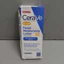 CeraVe AM Facial Moisturizing Lotion SPF 50, Face Moisturizer with SPF, Hyaluronic Acid, Niacinamide & Ceramides, Non-Greasy, Blends Seamlessly With No White Cast, Non Comedogenic Sunscreen, 3 Oz