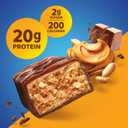 Pure Protein Chocolate Peanut Butter Protein Bars 20g Protein, 3g Sugar, 190 Calories (12 count) Low Sugar* High Protein Snack - Gluten Free - Perfect for a Healthy Snack (EXP 03/25/27)
