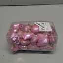 36Pcs Valentines Day Heart Ornaments, 2 Size Heart Shaped Valentine Ornaments for Tree, Pink Glitter Baubles, Anniversary Romantic Valentine's Day Tree Hanging Decorations