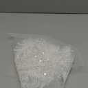Flower Embroidery, Lace-Edge Sequin Beads, Flower Embroidery, Sewing and Applique Patches 2 Pairs(Beige)