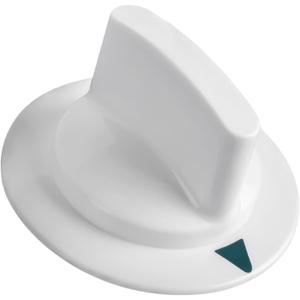 WE1M652 Dryer Timer Control Knob with Reinforced Metal Ring by Seentech Compatible GE & Hotpoint Dryers  Replaces: 1264289 AP3995164 PS1482196 (Pack 1)