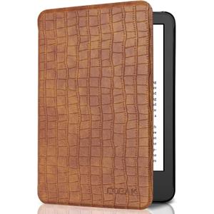 CoBak Case for All New 6 Inch E-Reader 2024 and 2022 (11 Generation) - PU Leather Smart Cover, Auto Sleep and Wake, Premium Protective Case for Kindle, Boox, Kobo