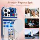 for iPhone 15 Pro Max Case - Compatible with MagSafe Women Cute Girls Magnetic Protective Phone Cover Boys Unique Design Heavy Duty Shockproof Funda for Apple 15 Pro Max Cases