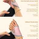 2 Pack Wrist Brace for Women, Adjustable Fits Both Right & Left Hands for Night Support Tendonitis Carpal Tunnel Arthritis Lifting Arthritis Tennis Sprained Typing Sports, Pink
