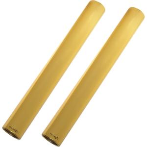 Cosmos Pack of 2 Aluminium Track Field Relay Batons for Outdoor Field Race Running Practice Athlete (Gold)