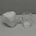 BothEarn Dimple Beer Mug Set of 2-1 Pint Heavy British Pub Thick Glass with Handle - Stein Cup for Beer Lover