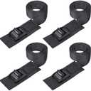 Ayaport Adjustable Cam Buckle Lashing Straps 6ft 4pack Tie Down Straps
