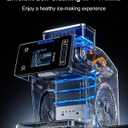 Snowflake Maker, Portable Power Ice Shaved machine with Rapid Cooling, Food-Grade Stainless Steel Material, Adjustable Speed Frozen Drink Maker for Home, Party, School