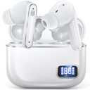 Hearing Aids for Seniors with Noise Cancelling, Hearing Aid for Hearing Loss with 5 Levels of Volume Control & Portable Charging Case, Rechargeable Hearing Amplifier, Simple to Operate