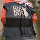 Retro His Doe Camo Deer Hunting Camouflage Matching Couple T-Shirt, Size Ladies XL