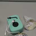 Kids Phonograph Toddler Record Player with 96 Learning Cards, Early Education Machine Record Player Music Box Storyteller pop Speakers, Gift for Boys and Girls (Blue)