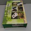 NGORAY Tortoise Feeding Dish with Ramp and Basking-Platform - Leaf Tortoise Water Food Bowls, Reptile Water Dish Amphibians Habitat, Reptile Water Bowl Fit for Amphibians with Forcep Cleaning Clip (Brown)