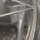 LEDIARY Caged Ceiling Fans with Lights, White Flush Mount Ceiling Fan with Remote, Small Low Profile Bladeless Ceiling Fan Light Fixture for Bedroom, Kitchen, Dining Room-White Gold Color (Medium)