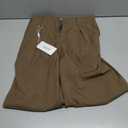 Womens High Waisted Wide Leg Pants Pleated Tailored Trousers with Pockets Business Casual Dress Pants Brown M