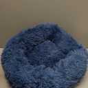 JOLLYVOGUE Dog & Cat Bed, Calming Anti-Anxiety Pet Bed for Small Dogs, Fluffy Donut Cushion for Small and Medium Pets (20")