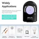 Aiwode Rotating Dimmer Switch,Soldering Iron Temperature Control,Electric Fan/Factory Electric Fan,Ventilation Fan,Power Controller,Desk Lamp,Dimming LED Light,UL Listed,Below 200W,Black,Pack of 1.