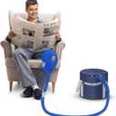 Cold Therapy System Ice Machine System for ACL Knee Surgery Recovery - Quiet Pump, Flexible Kit, Portable, Knee Ice Machine, Ideal for Sports Injuries, Pains, Strain & Stiffness, Sprain