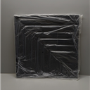 Art3d 12-Pack Drop Ceiling Tiles 2x2 FT, PVC 3D Textured Panels for Interior Wall Decor Living Room Bedroom Office, 24x24 Inch, Black