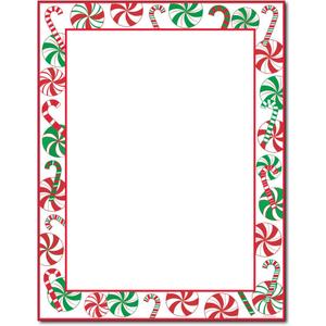 Great Papers! Peppermint Party Holiday Letterhead Stationery, 8.5" x 11", Printer Compatible, 80 sheets (2014062)