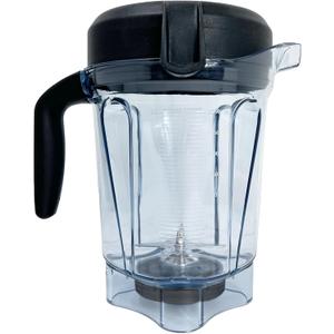 For Vitamix Blender Pitcher 64oz Low-Profile, Replacement Pitcher for Vitamix 750 5300 5200 5000 7500 6300 Vm0102 Vm0103 Vm0197 E310 G/Classic C/Explorian /Commercial series etc