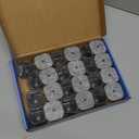 Ansible 24 Pcs Chair Leg Floor Protectors Square, Silicone Felt Furniture Leg Pads Caps Covers for Hardwood Floors (Fit:1-1/16" to 1-5/8") (Clear)