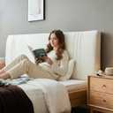 iYKYK Headboard Soft Cushion Suitable for Iron or Wooden headboards, Full