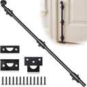 Tandefio 24" Dutch Door Bolt Heavy Duty Latch for Gate, Black