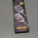 2 Pcs Stainless Steel Spatulas Set, Metal Spatula Solid & Slotted Turner, Heavy Duty Sturdy Spatula for Kitchen Use, High Heat Resistant Cooking Utensils for Fish Eggs Pancakes, Easy to Clean, Silver