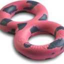 Goughnuts  Dog Toys for Aggressive Chewers | Virtually Indestructible Pull Toy for Breeds Such as Pit Bulls and German Shepherds | Heavy Duty Tug Dog Toy | Medium | Pink (Medium (30-70 lb) (Original Size))
