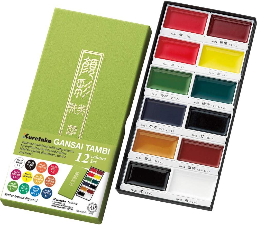 Kuretake Gansai Tambi Set Of 12