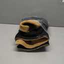 MAGCOMSEN Men's Winter Jacket Lined Sherpa Jacket Warm Trucker Coat Multi Pocket (X-Large, Black)