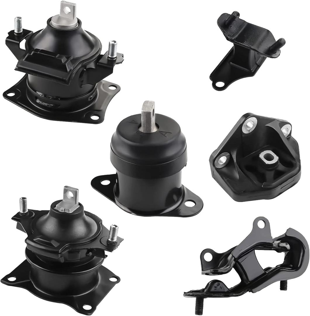 BOMGLING 6PCS Engine Motor Mount Set Compatible with Honda Accord 2003-2007 2.4L Auto Transmission Motor Mount Replace A4526HY A4517 A4516 A4510 A4509 A4542