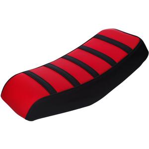 JMCHstore Red Ribbed Mini Bike Seat Cover, Gripper Soft Seat Cover for Monster Mega Moto MMB80 80cc MMB105 105cc, for Coleman Realtree RB100 RT100 Mini Bike Cushion Replacement Parts