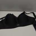 Wireless Bras for Women Plus Size Full Coverage Push Up Bra No Underwire with Support Padded Comfort Tshirt Bras (Large, Black)