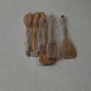 Gudamaye 12 inch Olive Wooden Utensils for Cooking, Long Handle Wooden Spoons for Cooking, 6 PCES Crafting Wooden Spoon Set, Wooden Kitchen Utensil set, Natural Olive Wood utensil Set