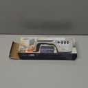 Longzon 5-in-1 Knife Sharpener [4 Stage] with a Pair of Cut-Resistant Glove,Original Premium Polish Blades, Best Kitchen Knife Sharpener Works for Fruit and Steel Knives, Scissors(Black+Silver)