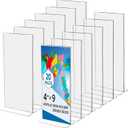 Thyle 20 Pack Acrylic Sign Holders 4"x9",Clear Table Menu Display, Double Sided Plastic Flyer Display Stand for Restaurant Menu, Price Sign, Deli, Office, Counter, Easy to Insert and Change