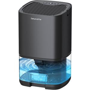 Dehumidifiers for Home 35OZ Small Dehumidifier for Bedroom 2500 Cubic Feet(350sq ft) with 7 LED Lights, Ultra Quiet & Auto Shut off Dehumidifier for Bathroom Basement Closet Garage 