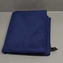 Mengersi Solid Bed Runner Scarf Protector Slipcover Bed Decorative Scarf for Bedroom Hotel Wedding Room (Full/Queen, Navy)