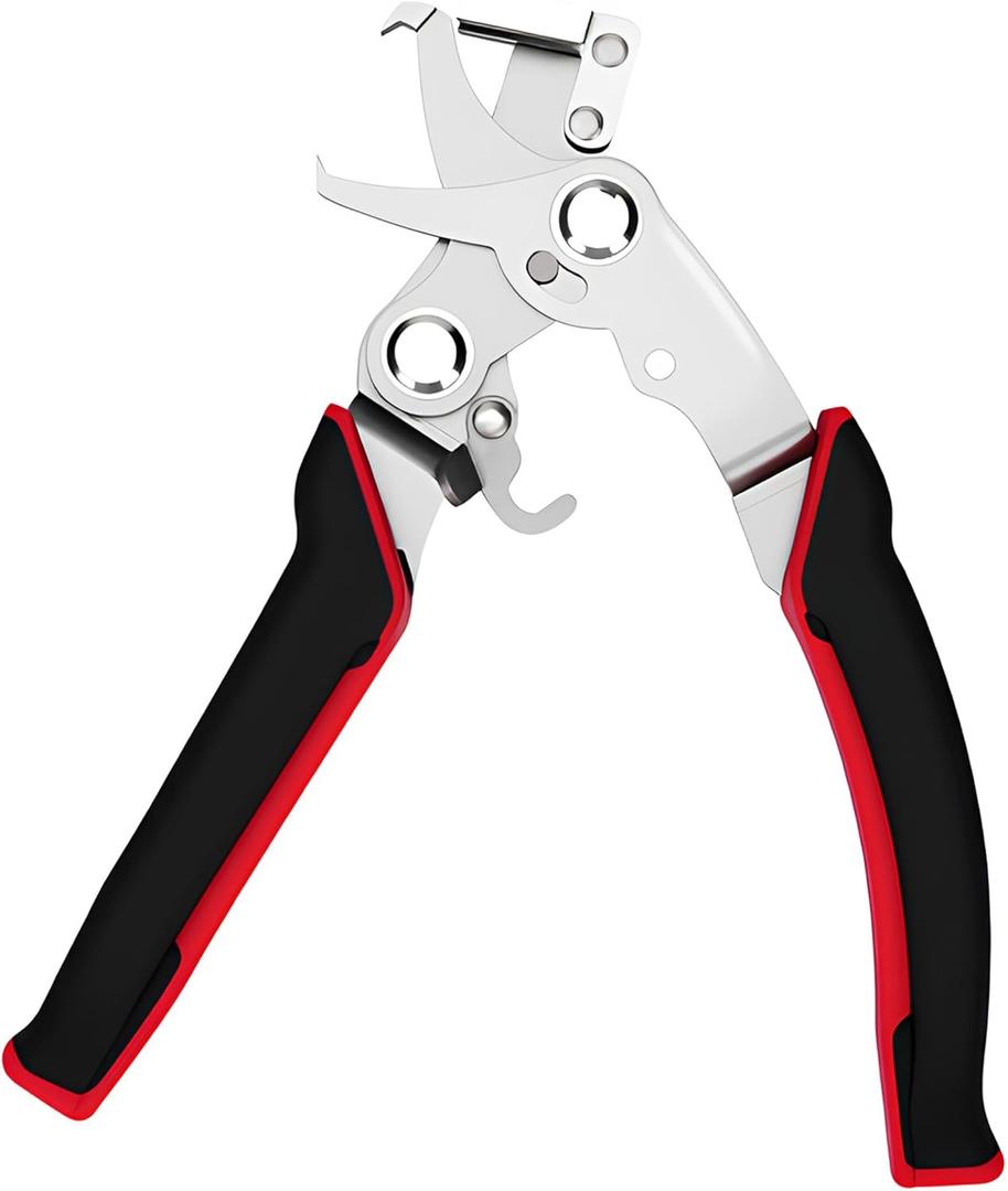 New Heavy Duty Spring Loaded Car Clip Pliers with Anti-Slip Grip,Multi-Functional Automotive Clip/Trim Removal Tool for Plastic Rivets,Stubborn Clips,Dashboard,Door Panel & Bike Tire Fasteners (1pc)