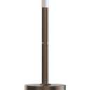 EAST OAK 55,000 BTU Propane Patio Heater with Round Table & Stainless Steel Burner, Outdoor Heater with Wheels, Ideal For Large Patios, Gardens, Outdoor Events, and Commercial Use, Bronze (Brown)