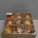 Dohance Christmas Ornaments Set 9ct Christmas Tree Decoration Ornament Balls Decor Baubles for Xmas Trees Decor Holiday Party Wedding Decoration Set of 2