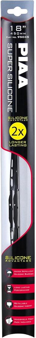 Piaa 94045 Silicone Wiper Blade Refill, 18" (Pack of 1)